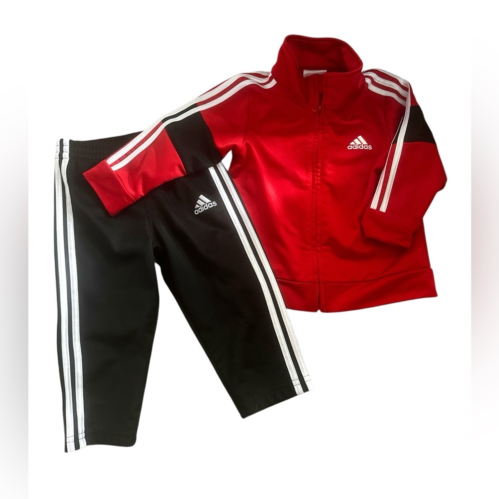 Infant Adidas 2pc Track Suit‎ Set Jacket Pants size 12 Months